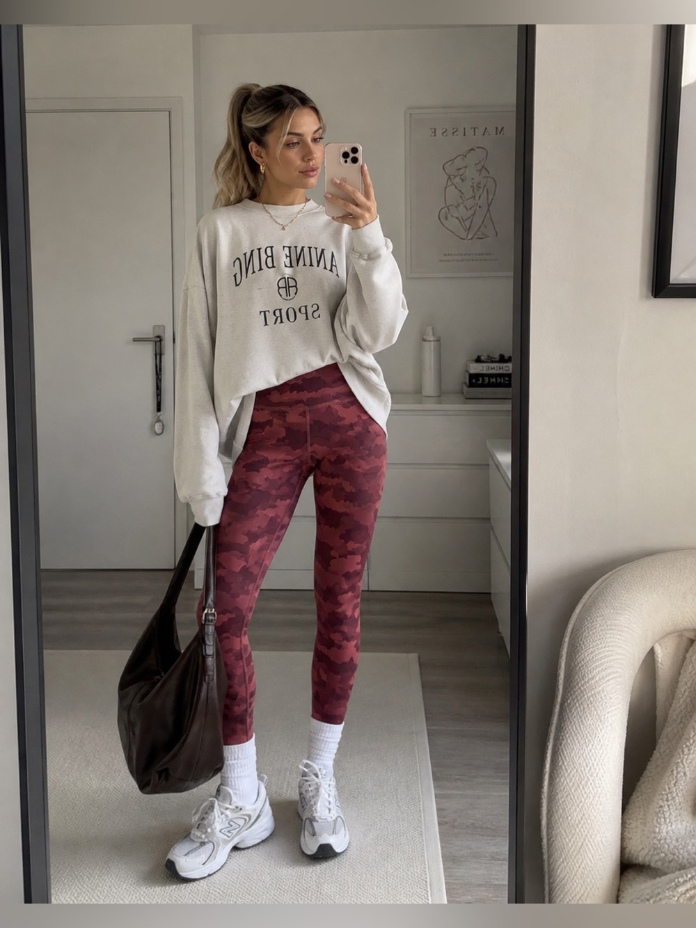 Lululemon Wunder Train HR camo leggings